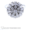 Moderner Weißgold Entourage Ring – Bild 5