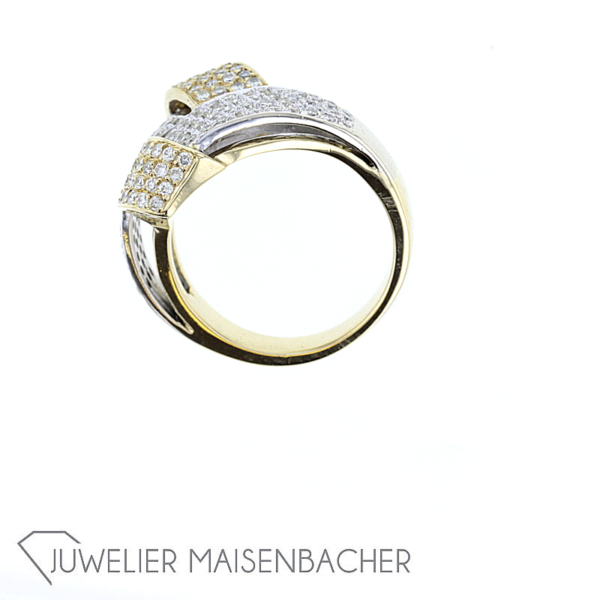 Designer Ring mit vielzähligen Brillanten – Bild 6