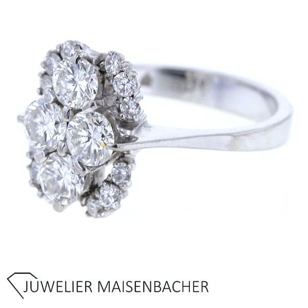 Ausgefallener Brillant Ring Gold – Bild 5