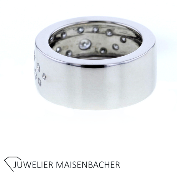 Moderner Statement Ring mit Brillanten Gold – Bild 6