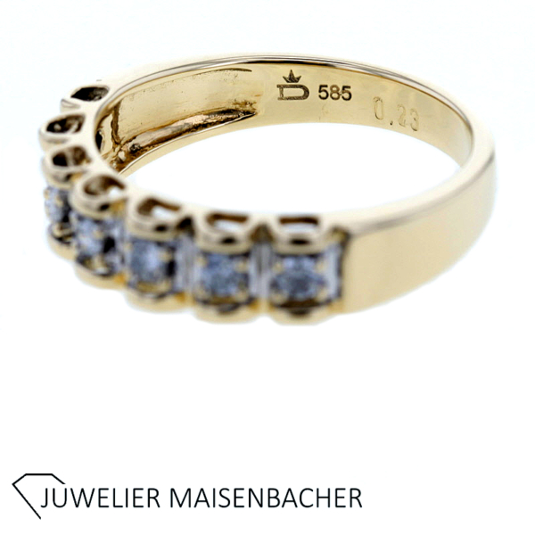 Damen Brillant Ring Gold – Bild 5