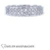 Ring mit 48 Brillanten Pavé gefasst Weißgold – Bild 2