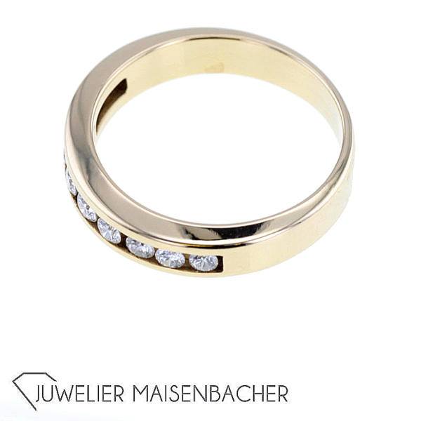Gold Memory Brillant Ring – Bild 4
