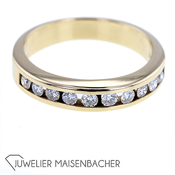 Gold Memory Brillant Ring – Bild 5