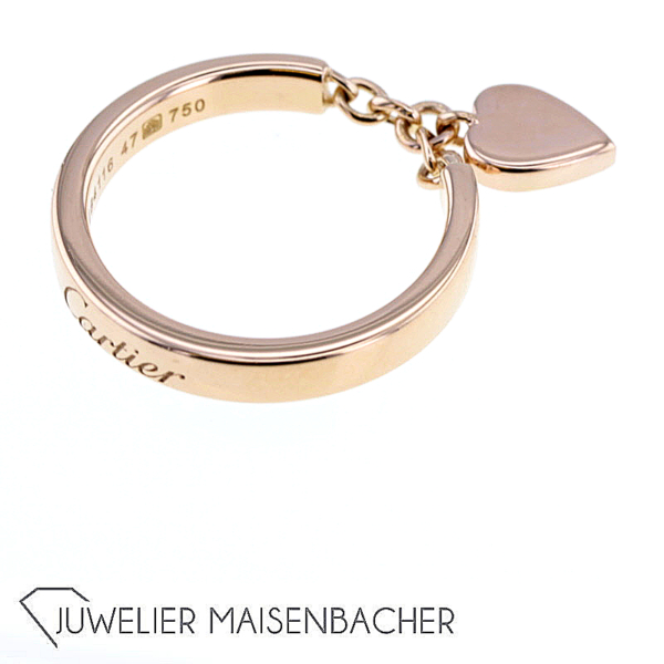 Cartier "Mon Amour" Charm Ring Gold – Bild 7