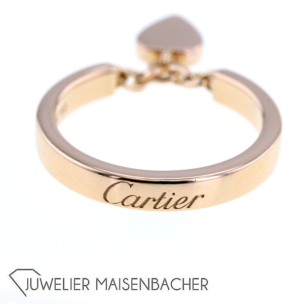 Cartier "Mon Amour" Charm Ring Gold – Bild 8