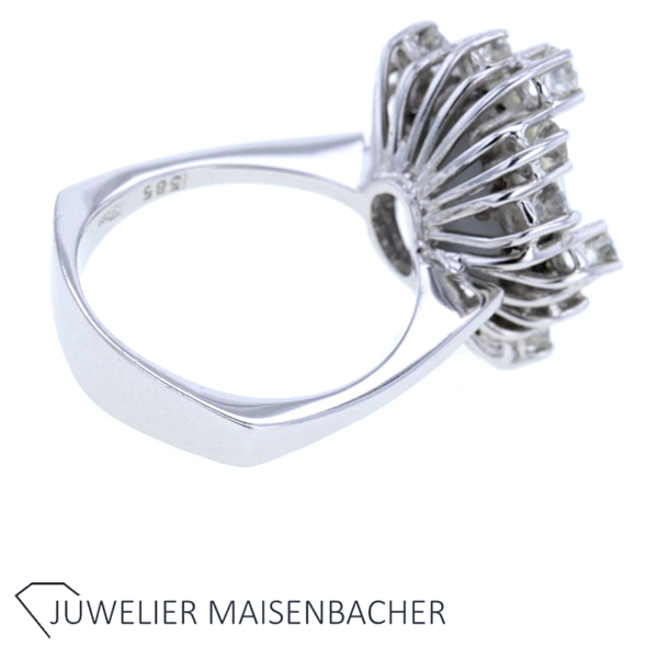 Gold Opal Triplette Brillant Ring – Bild 5