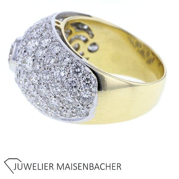 Damen Brillant Ring Pavé gefasst Gold – Bild 8