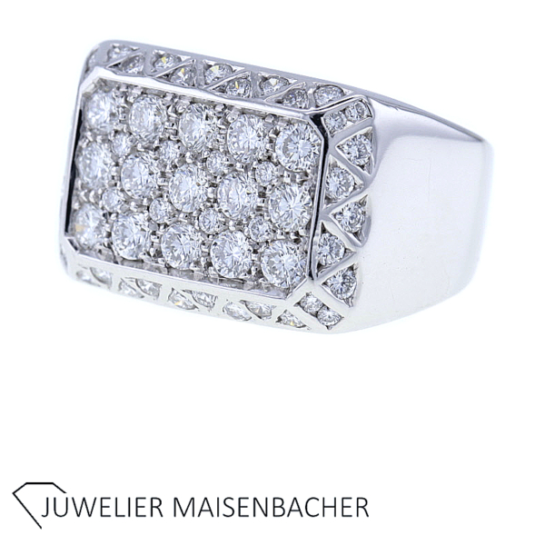 Top Brillant Ring zus. 1,55ct. Gold – Bild 5