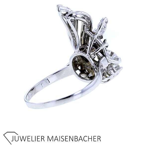 Faszinierender Ring mit diversen Diamanten und Brillanten Gold – Bild 8