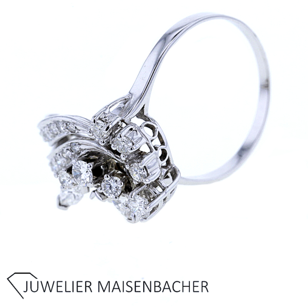 Faszinierender Ring mit diversen Diamanten und Brillanten Gold – Bild 9
