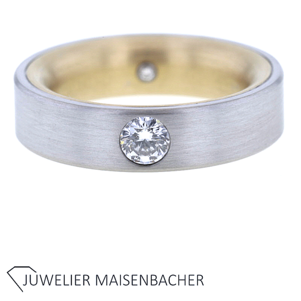 NOOR Designer Ring mit Brillant Gold – Bild 6