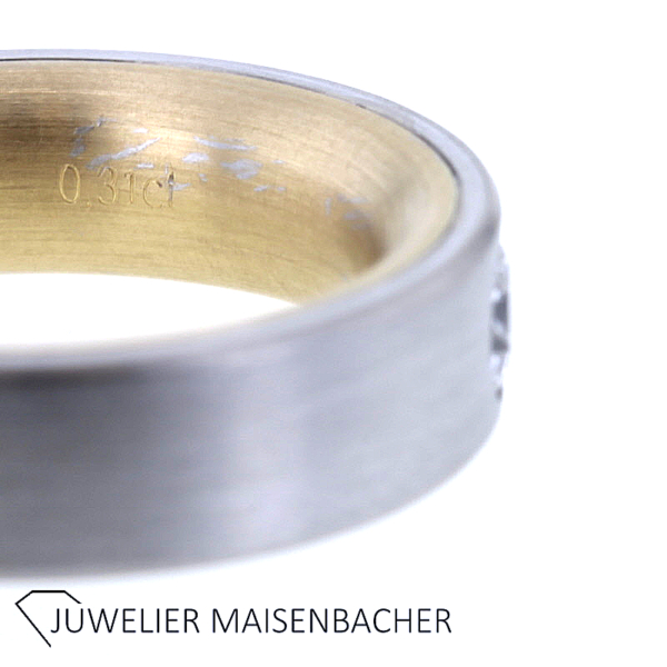 NOOR Designer Ring mit Brillant Gold – Bild 7