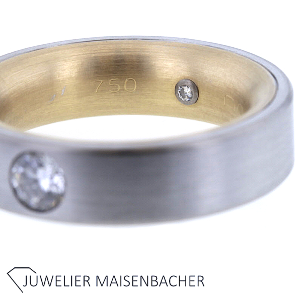 NOOR Designer Ring mit Brillant Gold – Bild 8
