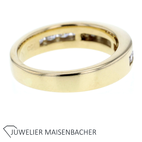 Klassischer Memoire Ring mit Brillanten Gold – Bild 7