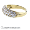 Strahlender Mayors Brillantring Pavé gefasst Gold – Bild 3