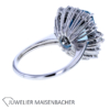 Entourage-Ring mit Diamanten, Brillanten und Farbstein Gold – Bild 3