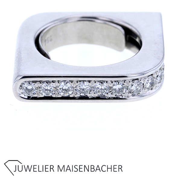 Außergewöhnlicher Designer Ring mit Brillanten Gold – Bild 4