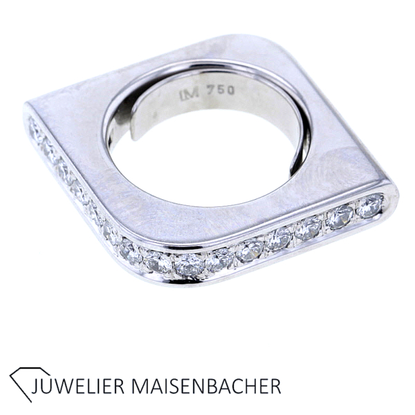 Außergewöhnlicher Designer Ring mit Brillanten Gold – Bild 7
