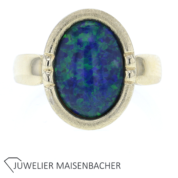 Damenring mit Opal Triplette Gold
