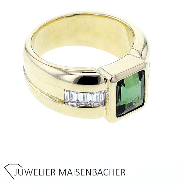 Wempe Ring mit Turmalin und Diamanten Gold – Bild 2