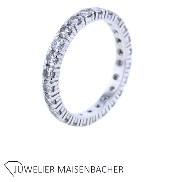 RENE KERN Eternity / Memory Ring mit Brillanten Gold – Bild 2