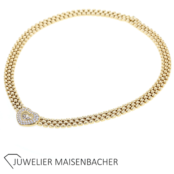 Chopard Collier *Happy Diamonds* Herz mit Brillanten Gold – Bild 8