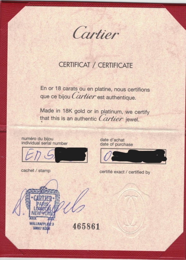 Cartier Collier Y-Kette Mon Amour Gold – Bild 7