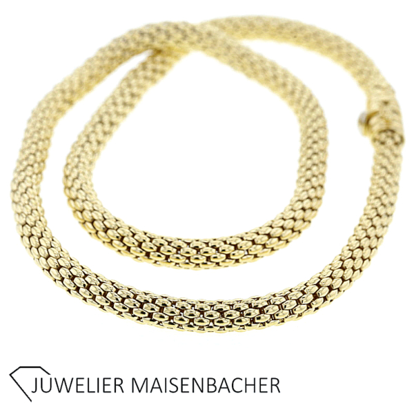 Fope Flex`it Panorama Elegantes Collier Gold – Bild 6