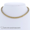 Edles Collier / Halskette / Halsreif Fuchsschwanz Gelbgold – Bild 5