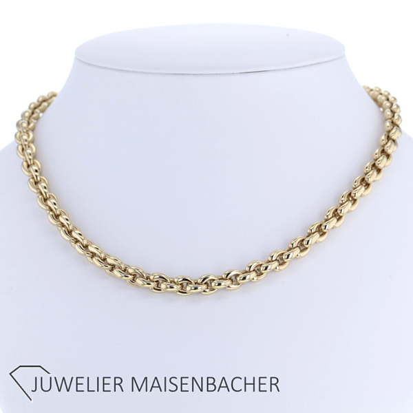 Elegantes Collier im Ankermuster Gold – Bild 5