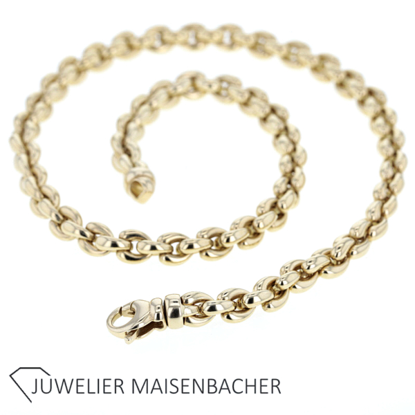 Elegantes Collier im Ankermuster Gold – Bild 7