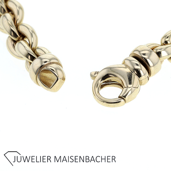 Elegantes Collier im Ankermuster Gold – Bild 8