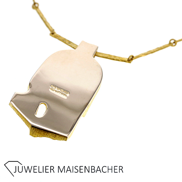 Imposantes Lapponia Collier/ Kette + Anhänger Gold – Bild 11