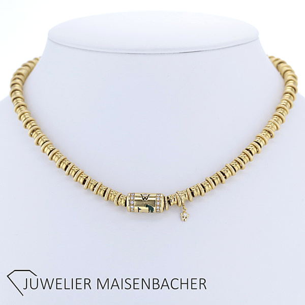 Wellendorff Collier "Golf" mit Brillanten Gold *Rarität* – Bild 7