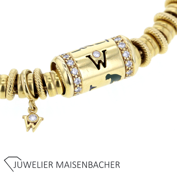 Wellendorff Collier "Golf" mit Brillanten Gold *Rarität* – Bild 12