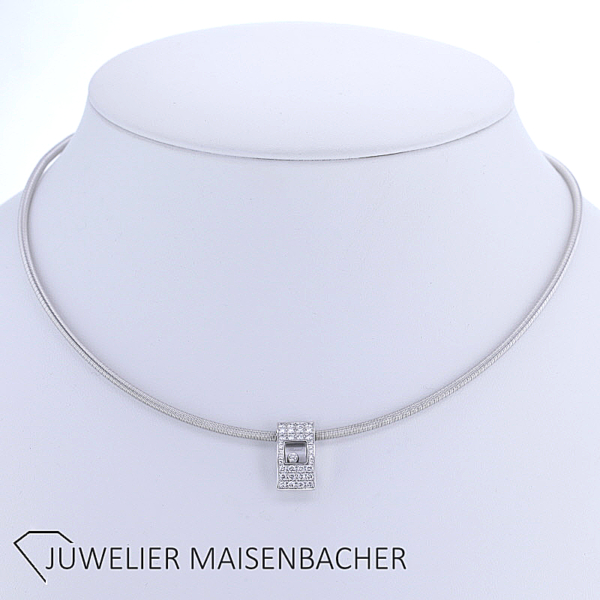 Chopard Happy Diamonds Icons Square Collier Gold – Bild 7