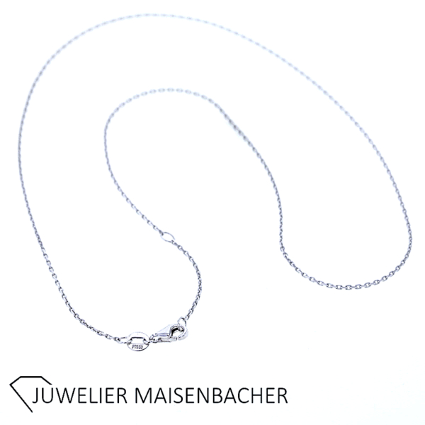 Klassische Ankerkette/Collierkette ca. 43 cm Platin