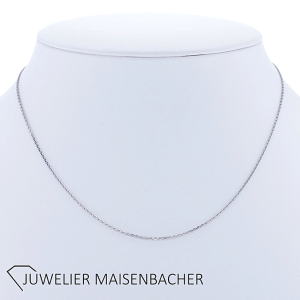 Klassische Ankerkette/Collierkette ca. 43 cm Platin – Bild 2