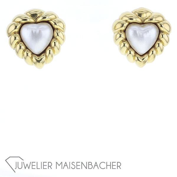 Milano Piero Herz-Ohrringe Gold – Bild 4