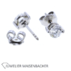 Brillantohrstecker Solitär insgesamt ca. 0,94 ct Gold – Bild 6