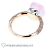 Pomellato Nudo Ring Rosenquarz mit Brillanten – Bild 4