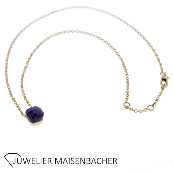Pomellato Nudo Kette mit Amethyst Gold – Bild 4