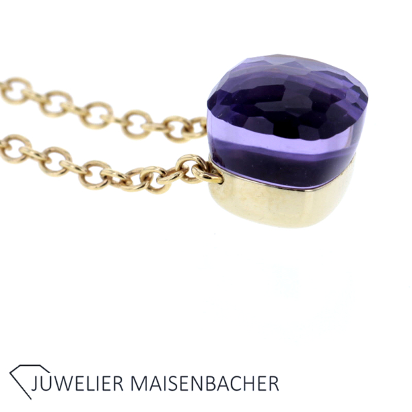 Pomellato Nudo Kette mit Amethyst Gold – Bild 3