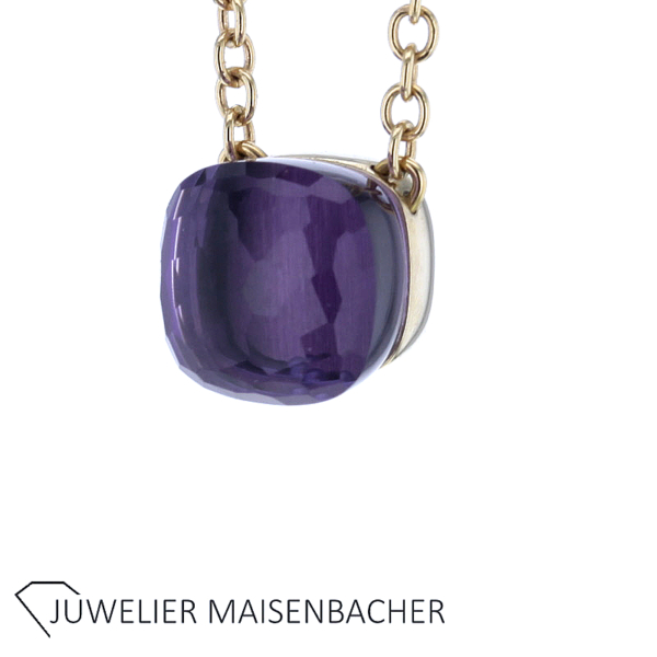Pomellato Nudo Kette mit Amethyst Gold – Bild 2