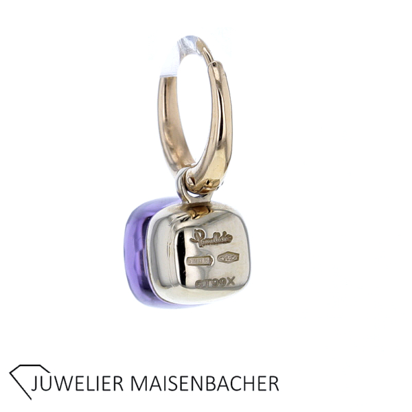 Pomellato Klassische Ohrringe *Nudo* mit Edelstein Amethyst – Bild 3