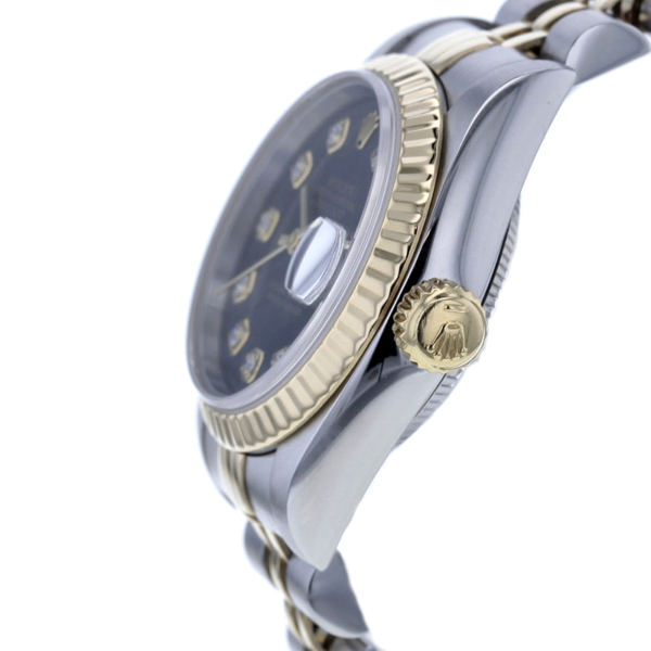 Rolex Lady-Datejust 69173, 10 Diamanten, Stahl/Gold, Box u. Papiere 1995 – Bild 6