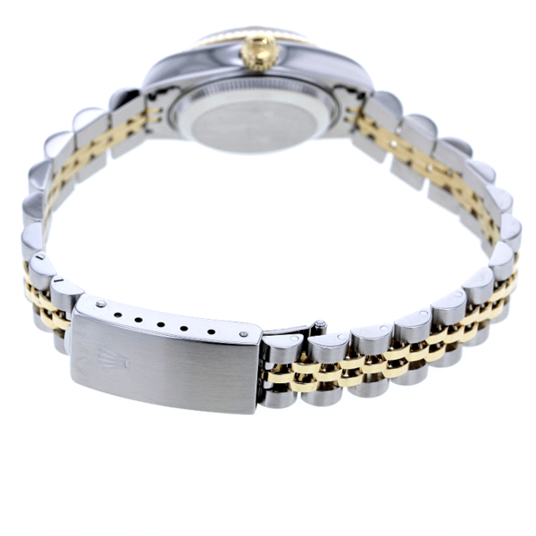 Rolex Lady-Datejust 69173, 10 Diamanten, Stahl/Gold, Box u. Papiere 1995 – Bild 8