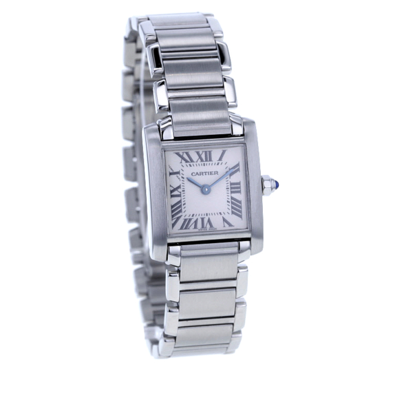 Cartier Tank Francaise 2384 Lady Edelstahl Quarz – Bild 2
