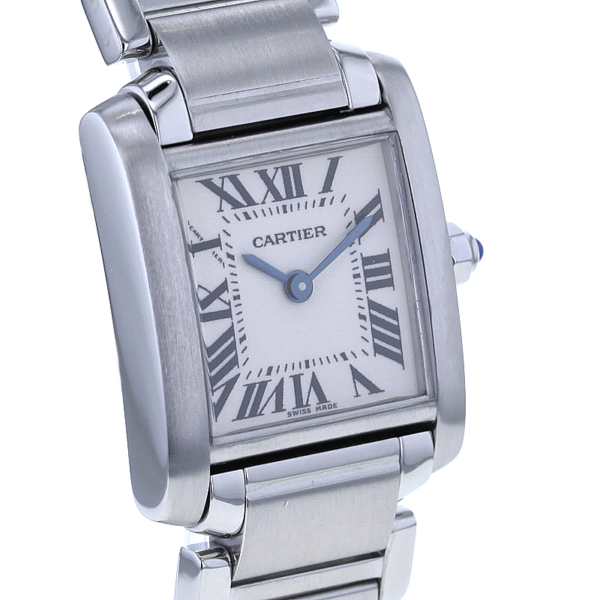 Cartier Tank Francaise 2384 Lady Edelstahl Quarz – Bild 3